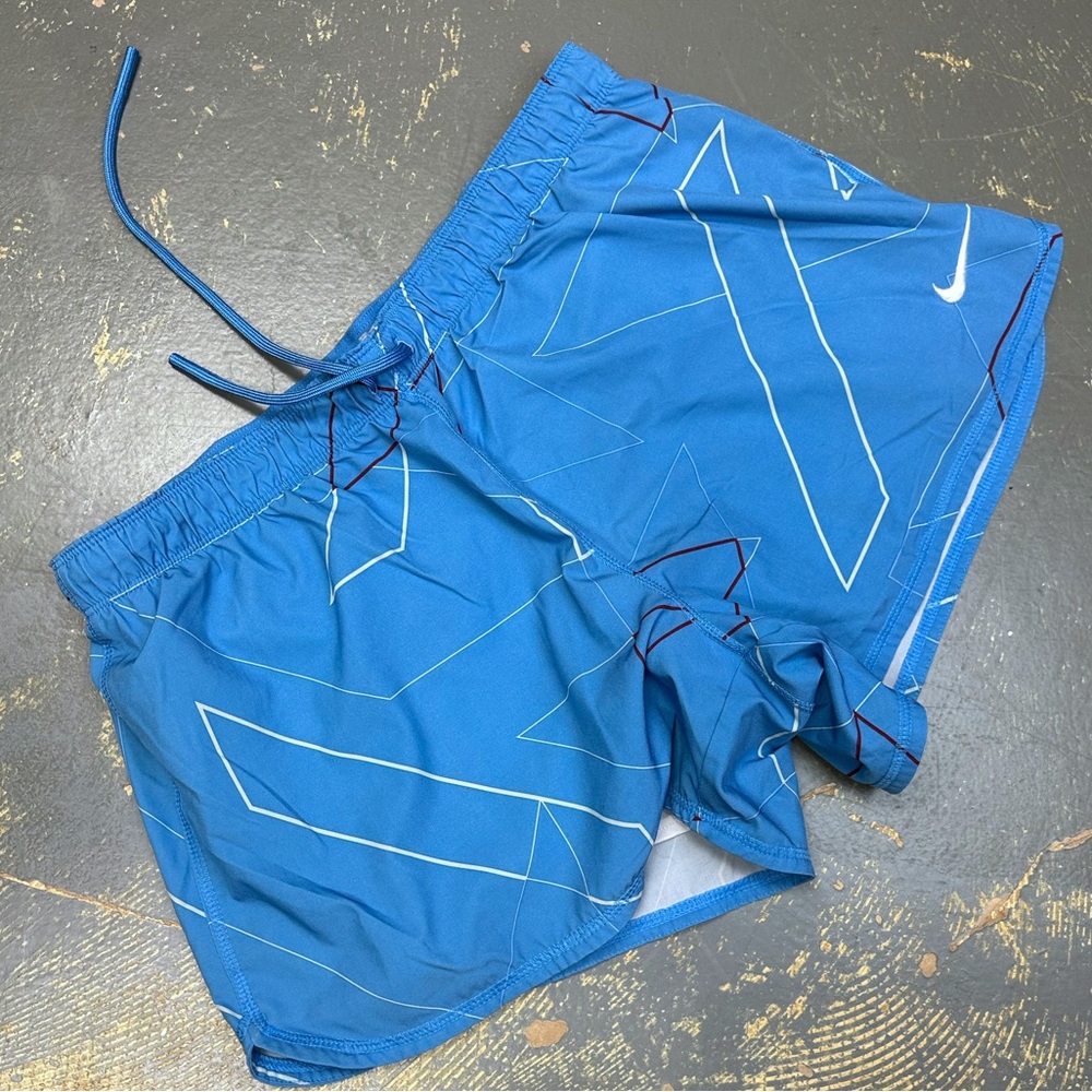 Nike Flex 2 in 1 Compression Running Shorts 479226-463 Large Light Blue